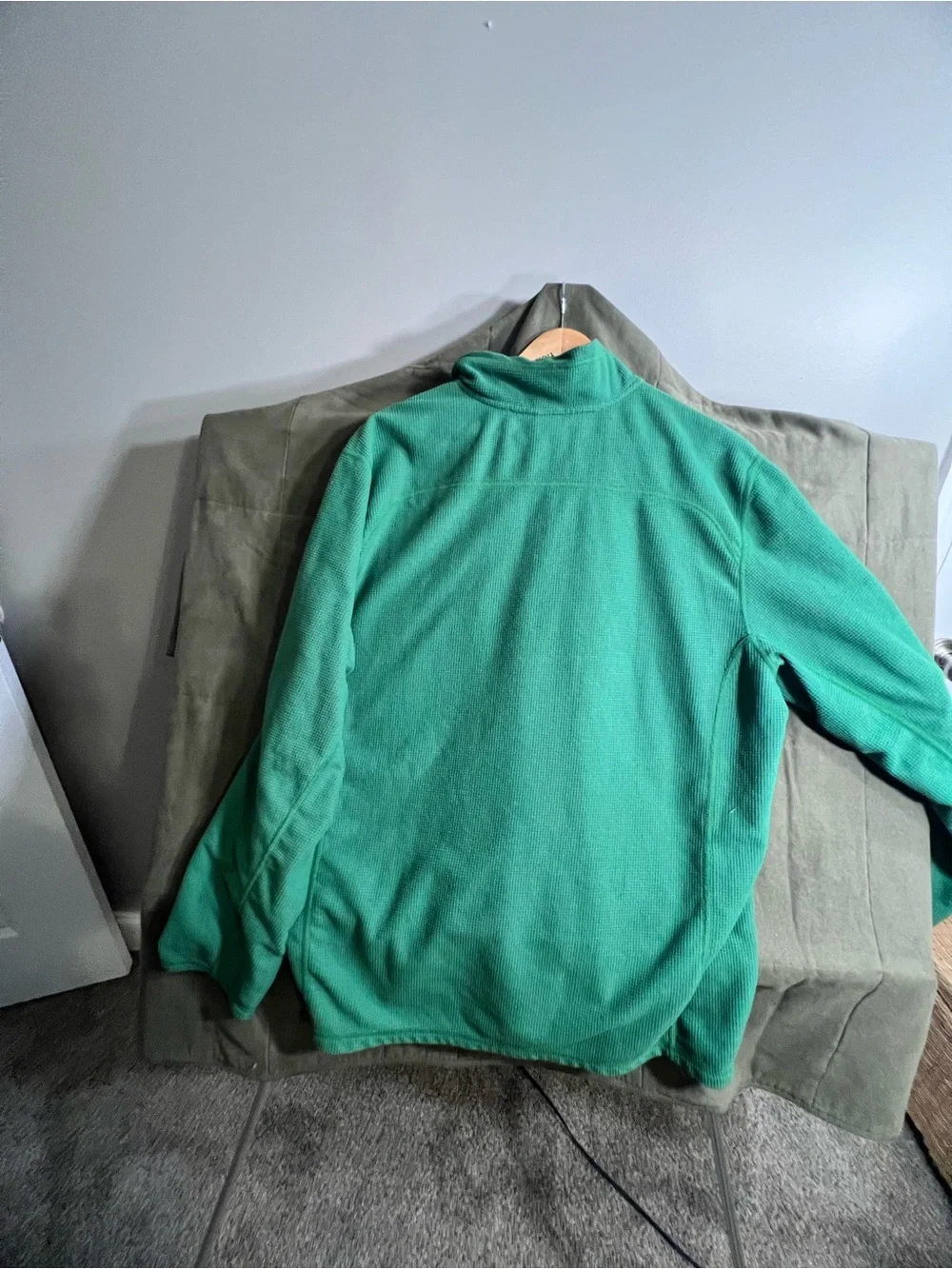 The North Face Green Full-Zip Fleece Jacket